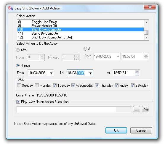 Screenshot displays how to auto shutdown computer